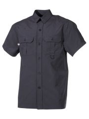 Kurzarm Outdoor Hemd schwarz