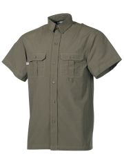Kurzarm Outdoor Hemd oliv