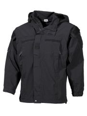 Allwetter US Soft Shell Jacke Level 5 schwarz
