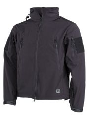Allwetter Premium Soft Shell Jacke schwarz