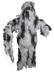 Scharfschützen Tarnanzug Ghillie Suit schneetarn