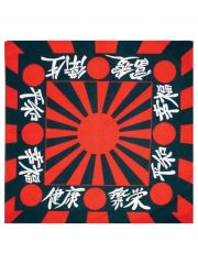 Bandana schwarz rot Schriftzeichen