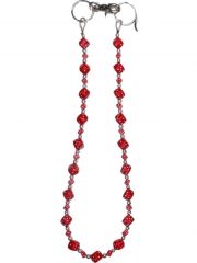 Geldbeutel Kette klein Würfel rot