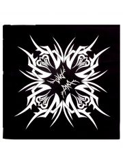 Bandana Schlangenmuster schwarz weiß