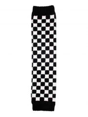 Arm Stulpen schwarz weiß kariert