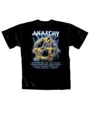 T-Shirt Anarchy schwarz