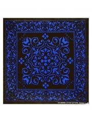 Bandana Orientalisch Schwarz Blau