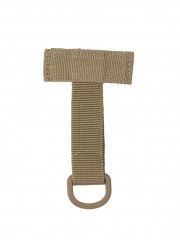 2 Molle Adapter mit D Ring coyote
