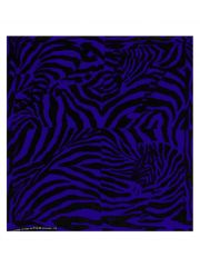 Bandana Zebra blau