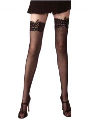 Overknees mit Schnürung