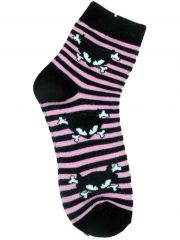 Socken Bad Cat pink