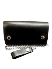 Geldbeutel mit Kette schwarz