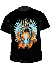 T-Shirt Flammenschwert