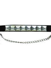 Leder Stiefelband mit Nieten