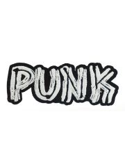Aufbügler Punk in weiß