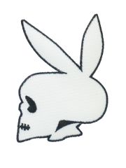 Aufbügler Play Skull weiß