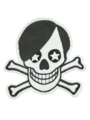 Aufbügler Totenkopf mit Sterne