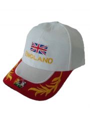 Baseball Cap England weiß