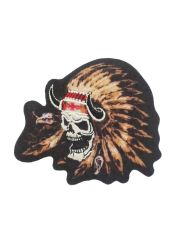 Aufbügler Indianer Totenkopf