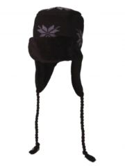 Trappermütze Trooper schwarz