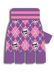 Fingerlose Handschuhe Skull Girl pink