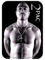 2 Aufkleber 2 Pac