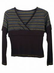 Sweatshirt gestreift