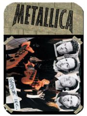 3 Aufkleber Metallica