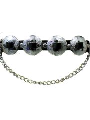 Leder Stiefelbänder Conchos groß