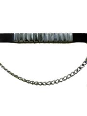 Leder Stiefelband mit Metallplatten