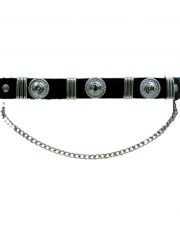 Leder Stiefelband Ziernieten