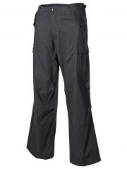 U.S. Kampfhose M65 Rip Stop stonewashed schwarz