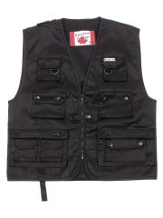 Outdoor Angler Weste schwarz