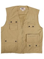 Outdoor Wander Weste Microfaser khaki