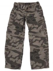 Damen US Cargo Hose grau Camo