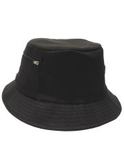 Schlapphut mit Seitentaschen schwarz