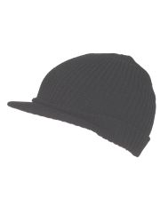 US Schildmütze Cap gestrickt schwarz