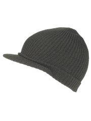 US Schildmütze Cap gestrickt oliv