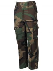 Kinder Militär Hose woodland
