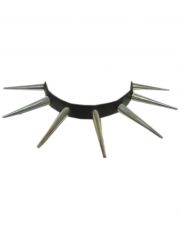 Leder Halsband 5,5 cm Conenieten