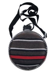 Western Feldflasche mit Filzbezug