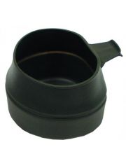 Kunststoff Faltbecher oliv