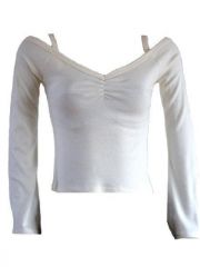 Sweatshirt schulterfrei