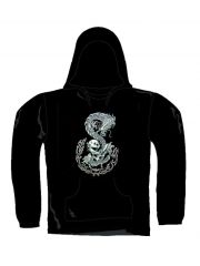 Kapuzenshirt Drache und Totenkopf