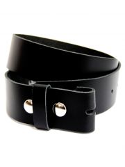 Leder Wechselgürtel schwarz 100 cm