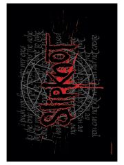 Slipknot Poster Fahne black