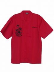 Herren Kurzarmhemd Drache