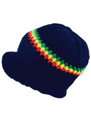 Rasta Cap blau