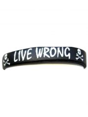Silikon Armband Live Wrong