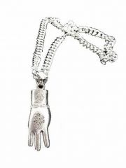 Halskette Hand in silber